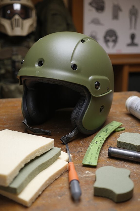 adding foam padding instructions