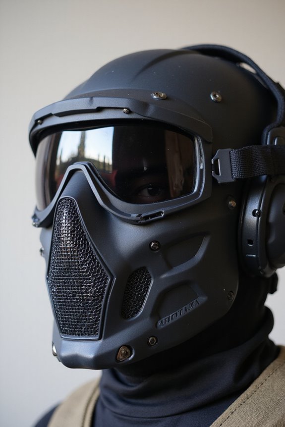 airsoft mask selection factors