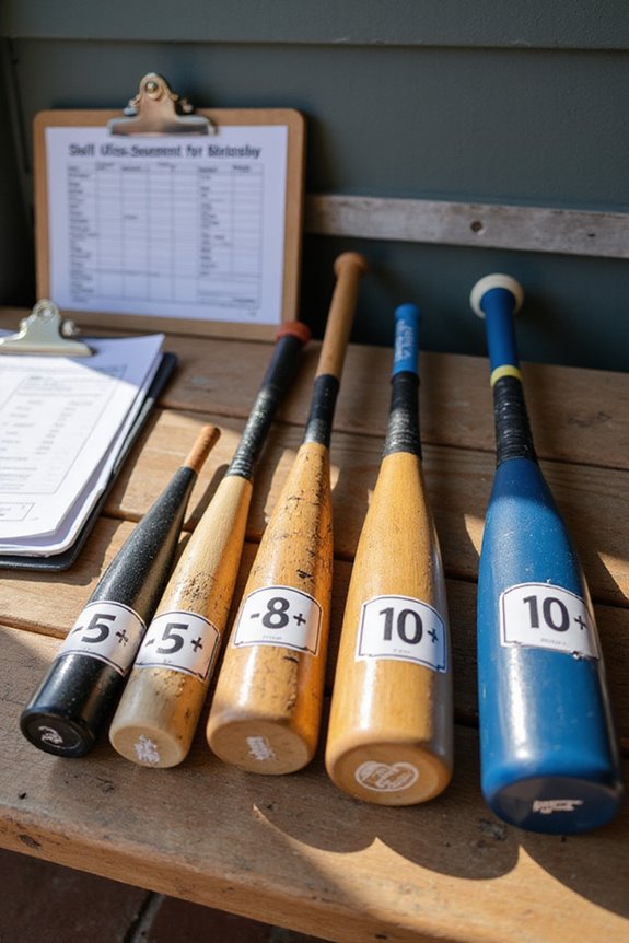 bat drop weight guidelines