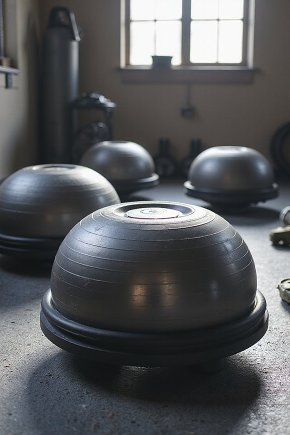 bosu ball core stability exercises