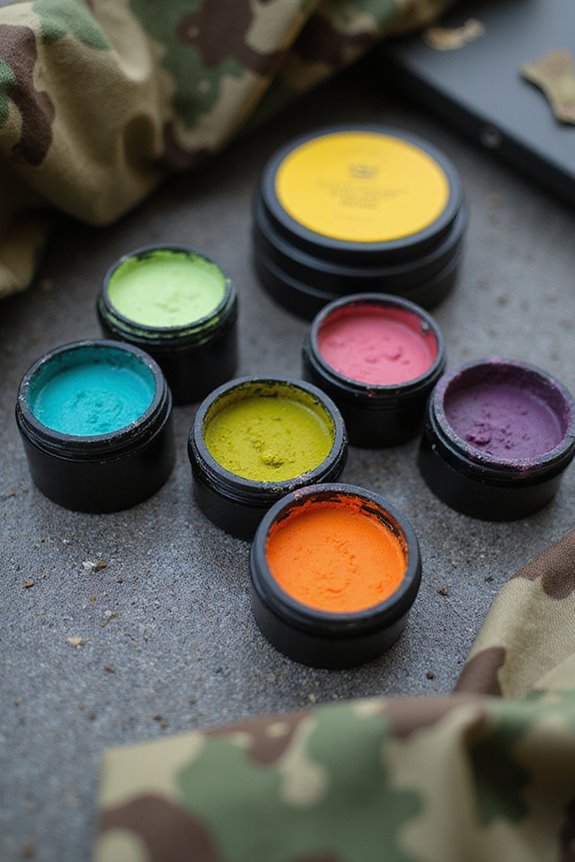 camo face paint kits