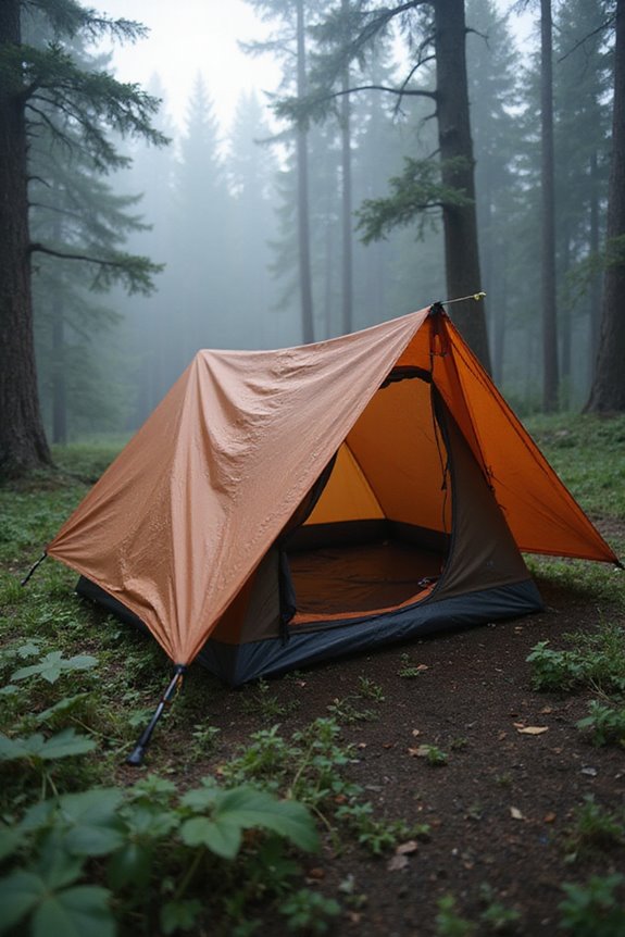 condensation minimizing bivy design