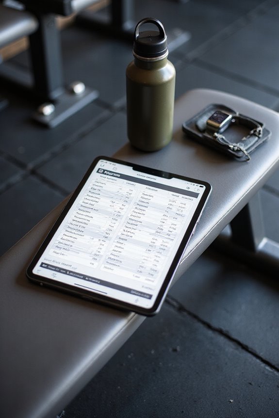 exercise data tracking strategy