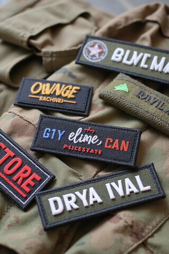 identifiable and stylish patches