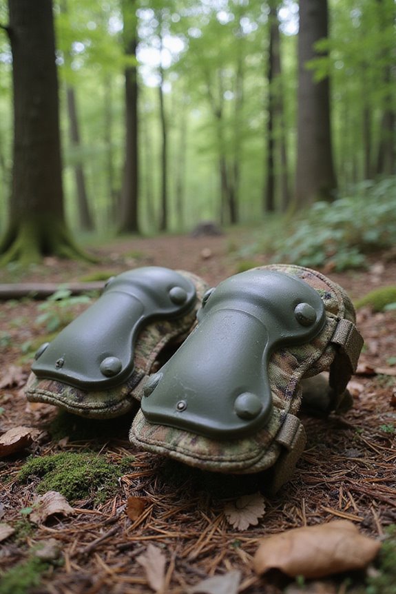 knee pads for woodland terrain