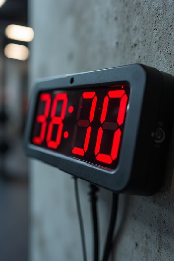 large led gym timers