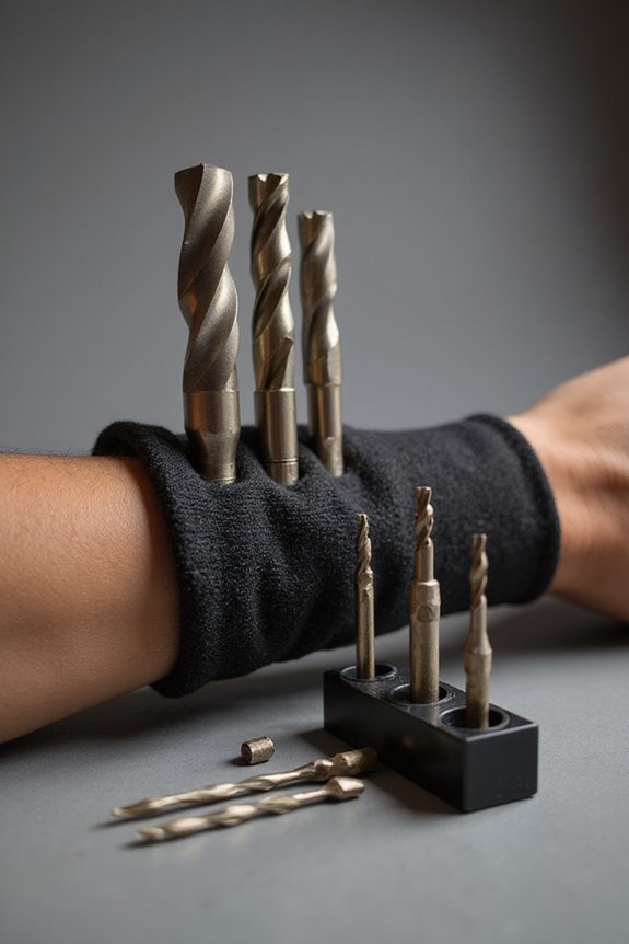 magnetic wristbands enhance tool organization