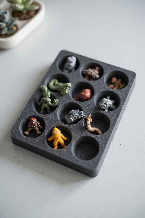 miniature foam tray selection
