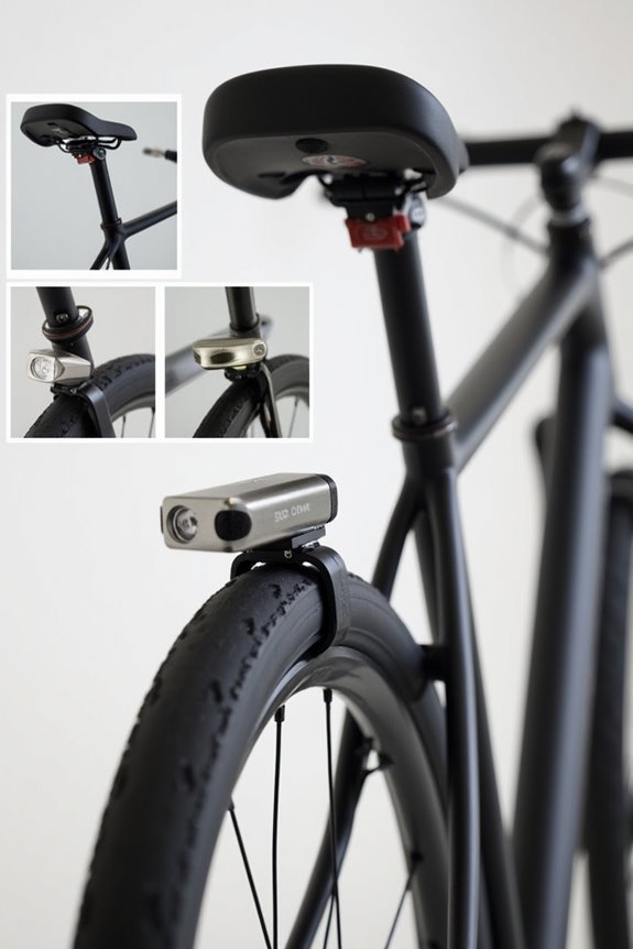 optimal magnetic bike light placement