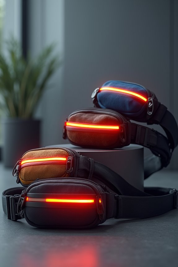 reflective running belt safety