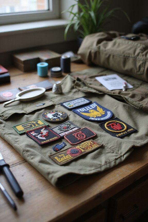 sewn patches enhance durability