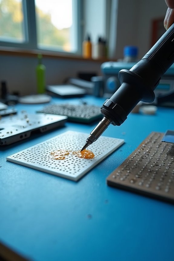 solder splash resistant mats