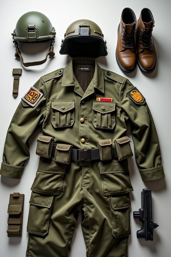 soldier costume selection factors