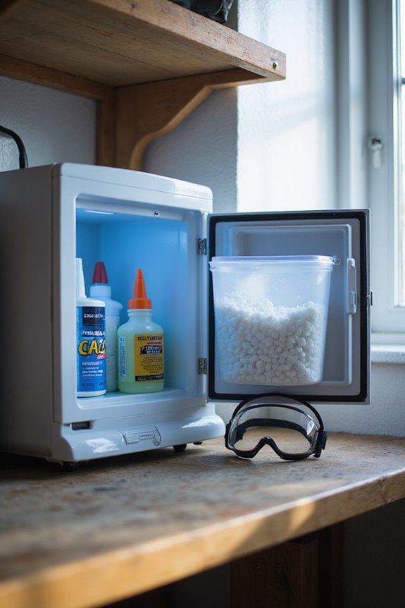 store ca glue properly
