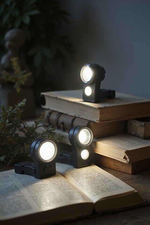 top clip on book lights