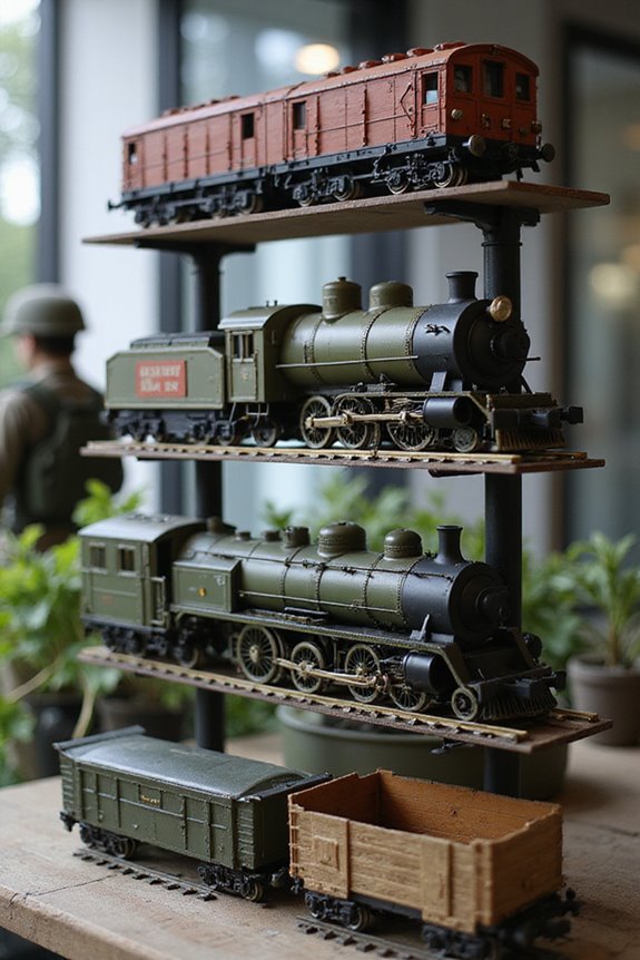 top military train sets
