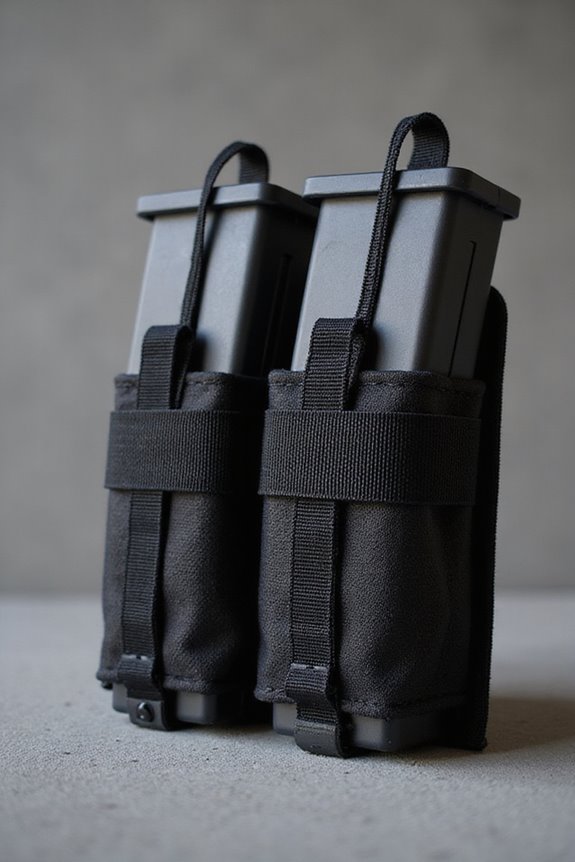 versatile double magazine pouch